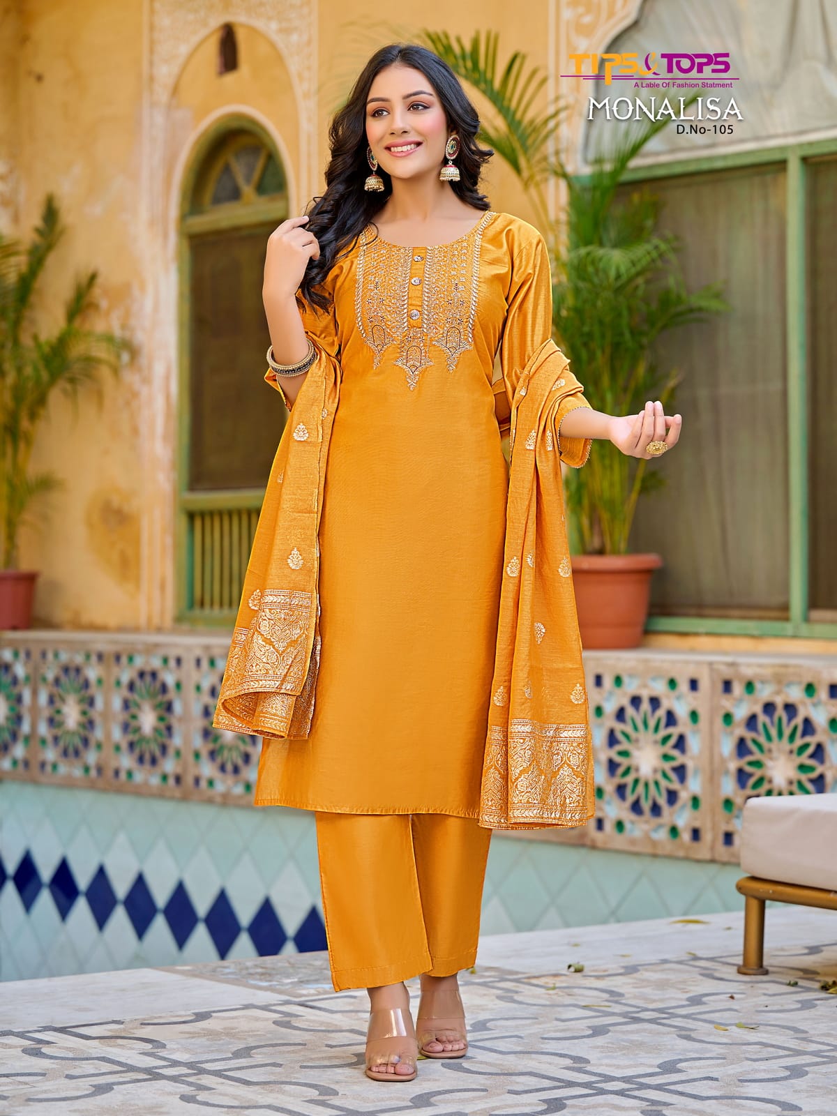 Tips And Tops Monalisa Exclusive Wholesale Readymade Suits
